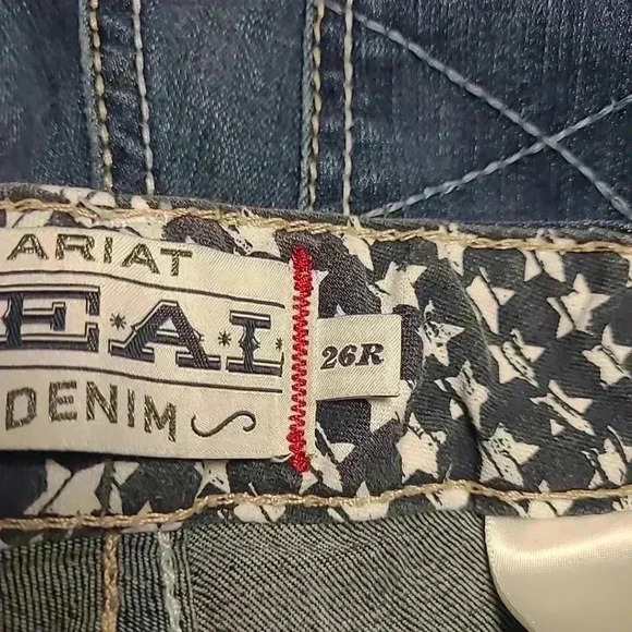 Ariat Women’s Ella Mid Rise Skinny Real Denim Jeans Size  26R - Picture 5 of 6